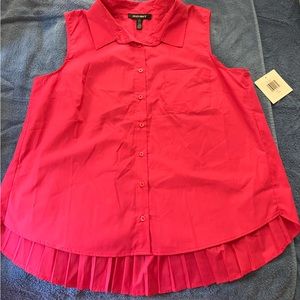 Ellen Tracy Sleeveless Shirt
